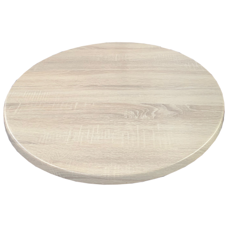 700mm Round Heatproof Table Top - WEATHERED OAK